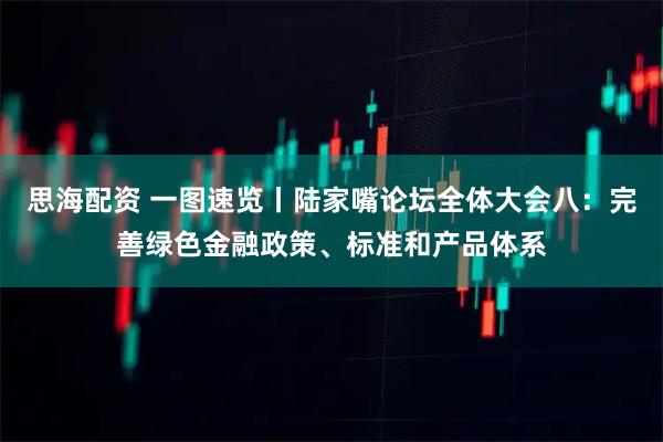 思海配资 一图速览丨陆家嘴论坛全体大会八:完善绿色金融政策、标准和产品体系